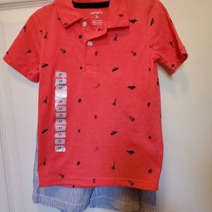 NEW! 2T Boy Matching Set